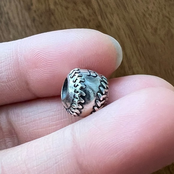 Retired Pandora x Boston Red Sox Baseball Bead Charm EUC - Picture 7 of 9